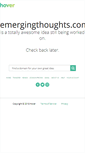 Mobile Screenshot of blog.emergingthoughts.com